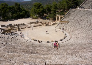 113 Sofia Emma Epidarous Theatre built 4th Century BC acoustically perfect Greece_20150710